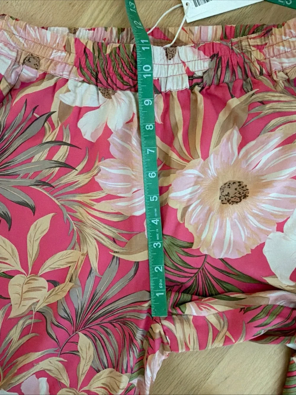 NWT Z Supply Dante Barra Tropic Pant Small Wide Leg Tropical Vacation Elastic
